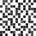 CRYSTAL Чёрный+Белый Мозайка 30*30, фото 1