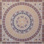 Round Круг мозаика клинкер. на сетке 100*100, фото 1