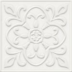 MORETTI White Керамогранит рельеф PG 02 20*20, фото 1