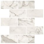 MARBLE TREND Carrara Белый лаппатир. Мозаика 30,7*30,7 K-1000/LR/m13/307х307, фото 1