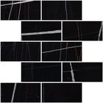 MARBLE TREND Nero Dorato Черный sugar-эффект Мозаика 30,7*30,7 K-1004/CR/m13/307x307, фото 1