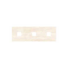ПЕТРА Бежевый (с 3-мя вырезами 5,6*5,6) Декор 20*60, фото 1