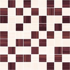 STRIPES Бордо+бежевый Мозаика 30*30, фото 1
