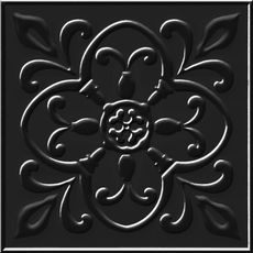 MORETTI Black Керамогранит рельеф PG 02 20*20, фото 1