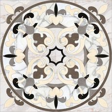 MARBLE TREND Микс лаппатир. Панно гидроабразив. резка  1200*1200 K-1002/LR/d03-cut/, фото 1