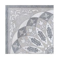 МОНТАНЬОНЕ Серый лаппатиров.1/4 розона Декор 40,2*40,2 HGD\B37\SG1550L, фото 1