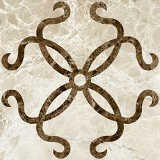 ETERNA Light Beige/Светл.-корич. Декор 60*60 K-40/LR/d03/600*600, фото 1