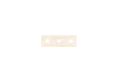 ПЕТРА Бежевый (с 3-мя вырезами 5,6*5,6) Декор 20*60, фото 1