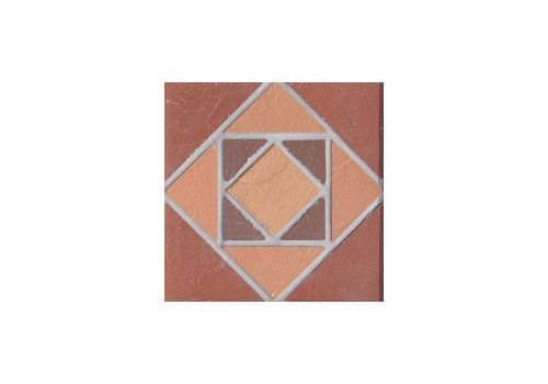 Square Квадрат Вставка мозаичная из клинкера 15*15, фото 1
