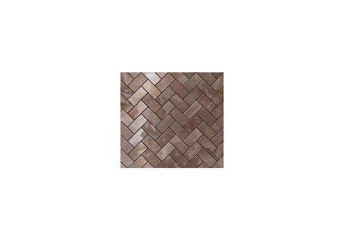 S.O. Black Agate Herringbone Mosaic / С.О. Блэк Агате Хэрринбоун Мозаика 30,5*30,5, фото 1