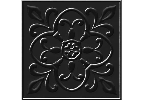 MORETTI Black Керамогранит рельеф PG 02 20*20, фото 1