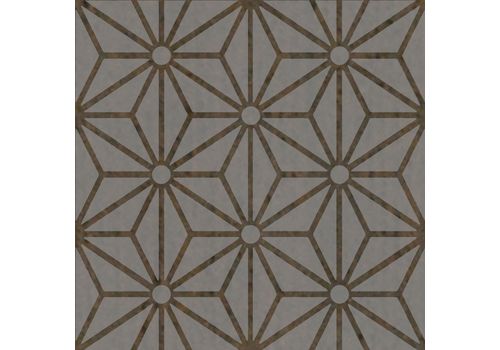 LINEN Tako Dark Brown Вставка 7*7 G -142/t02, фото 1