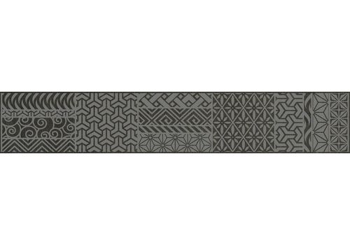 LINEN Frieze Black Бордюр 7*40 G -143/f01, фото 1