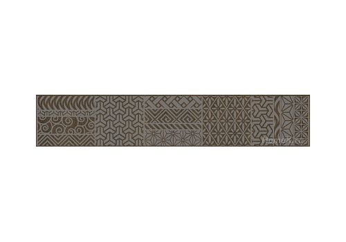 LINEN Frieze Dark Brown Бордюр 7*40 G -142/f01, фото 1