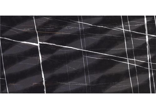 MARBLE TREND Nero Dorato Черный структур. с sugar-эффект Керамогранит 30*60 К-1004/SCR/300*600, фото 1