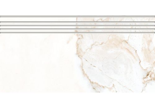MARBLE TREND Calacatta Gold Белый матовый Ступень 29,4*60 K-1001/MR/st01/294x600, фото 1