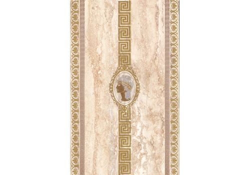 TRAVERTIN Medallion-Meander Декор (v) 25*40 TR-D4-CR, фото 1