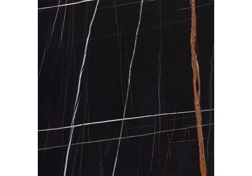 MARBLE TREND Nero Dorato Черный sugar-эффект Керамогранит 60*60 К-1004/CR/600*600, фото 1