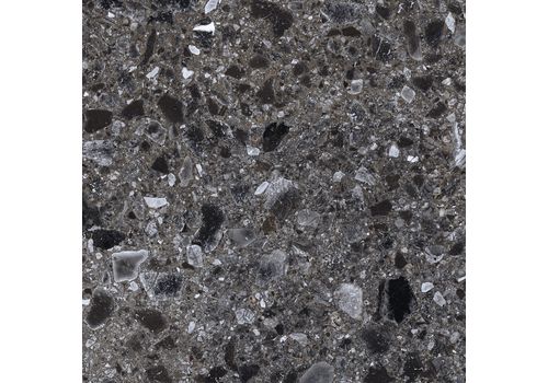 TERRAZZO Dark Grey / Темно-серый Кер/гранит лаппатирован. 600*600 K-333/LR/600*600, фото 1