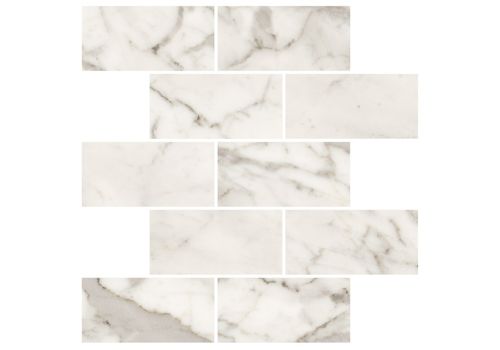 MARBLE TREND Carrara Белый лаппатир. Мозаика 30,7*30,7 K-1000/LR/m13/307х307, фото 1