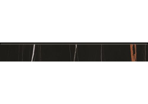 MARBLE TREND Nero Dorato Черный sugar-эффект Плинтус 7,6*60 K-1004/CR/p01/76x600, фото 1