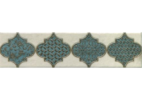 SOLERA Turquoise Декор 01 7,5*30, фото 1