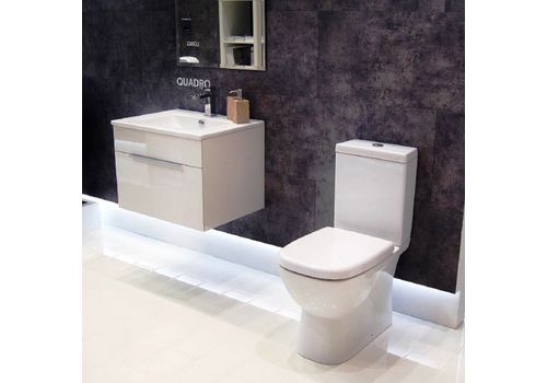 Унитаз-компакт sanita luxe Quadro, фото 1