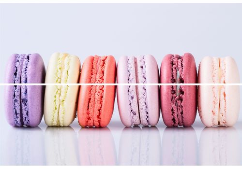 BEVELED TILE Macarons Панно стеклянное 20*30 (из 2-х плиток) TD-BT-P-MC, фото 1