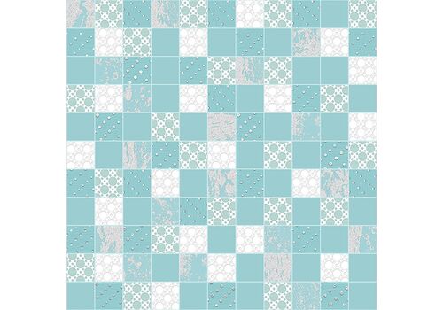 Mosaic Rainfall Aquamarine 30,5*30,5, фото 1