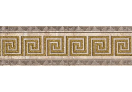 TRAVERTIN Meander Бордюр 7,6*25 TR-B2-CR, фото 1